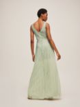 Lace & Beads Lorelai Bead Embellished Maxi Dress