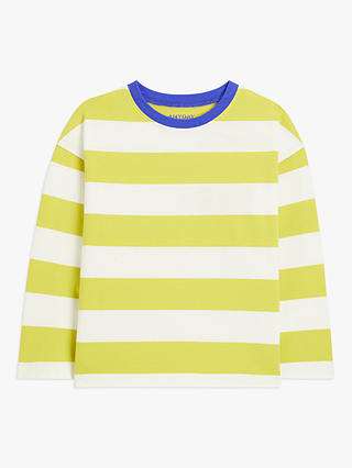 John Lewis ANYDAY Kids' Stripe Long Sleeve Jersey Top