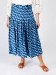 Somerset by Alice Temperley Cloud Print Skirt, Blue