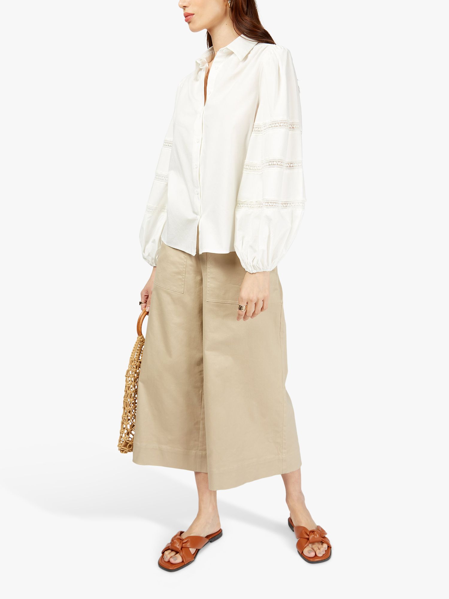 Somerset by Alice Temperley Wide Leg Button Trousers