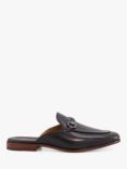 Dune Sire Leather Backless Loafers