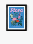 EAST END PRINTS Limbo and Ginger 'Flora' Framed Print
