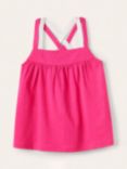 Mini Boden Kids' Multi Strap Vest Top, Tutti Fruity Pink