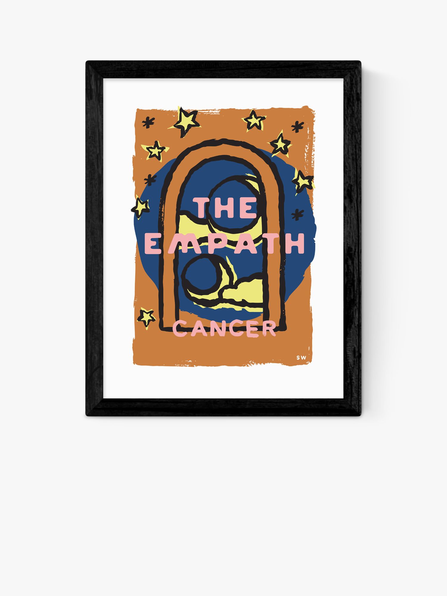 EAST END PRINTS Sophie Ward 'Cancer The Empath' Framed Print