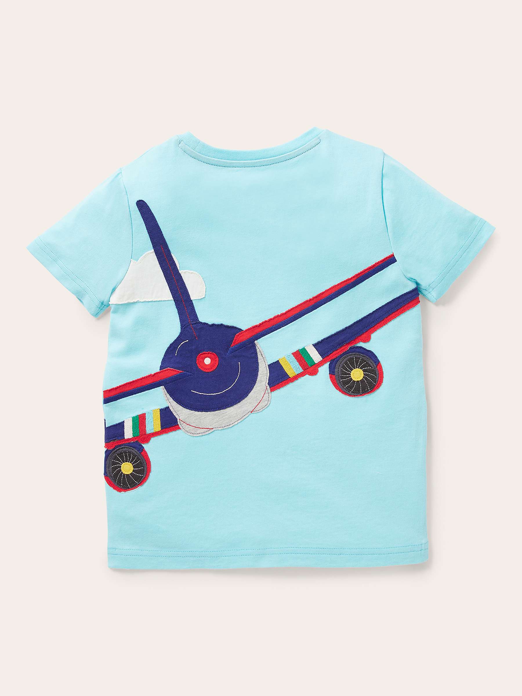 Blue Mini Boden Kids'  Applique T shirt 