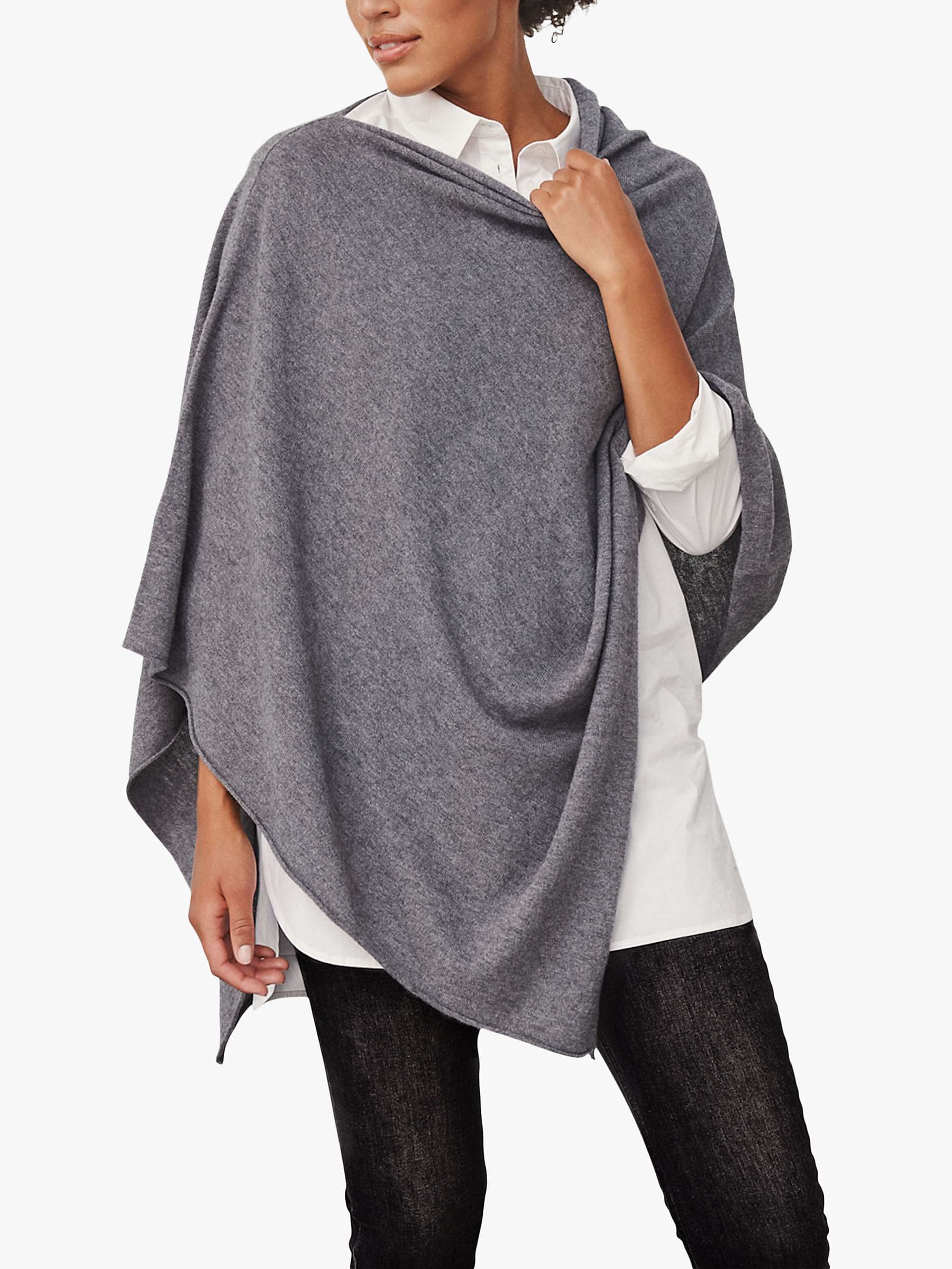 Buy Part Two Kristanna Cashmere Blend Asymmetrical Poncho Online at johnlewis.com