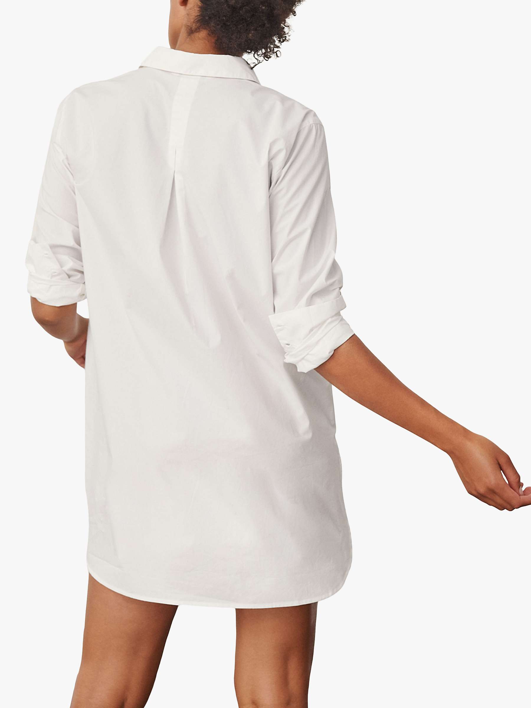 Buy Part Two Lulas Long Poplin Shirt, White Online at johnlewis.com