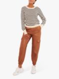 Part Two Gertie Striped Cashmere Blend Jumper