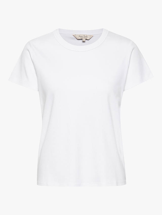 Part Two Ratan Organic Cotton T-Shirt, Bright White 