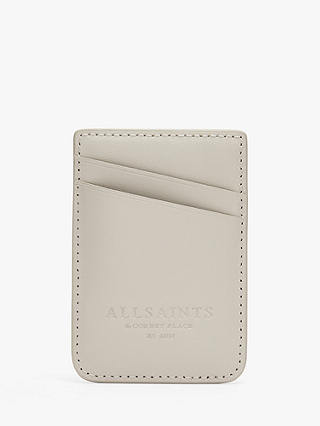 AllSaints Callie Magnetic Leather Cardholder