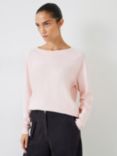 HUSH Tilda Raglan Sleeve Cotton Sweatshirt, Rose Shadow