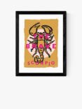 EAST END PRINTS Sophie Ward 'Scorpio The Brave' Framed Print