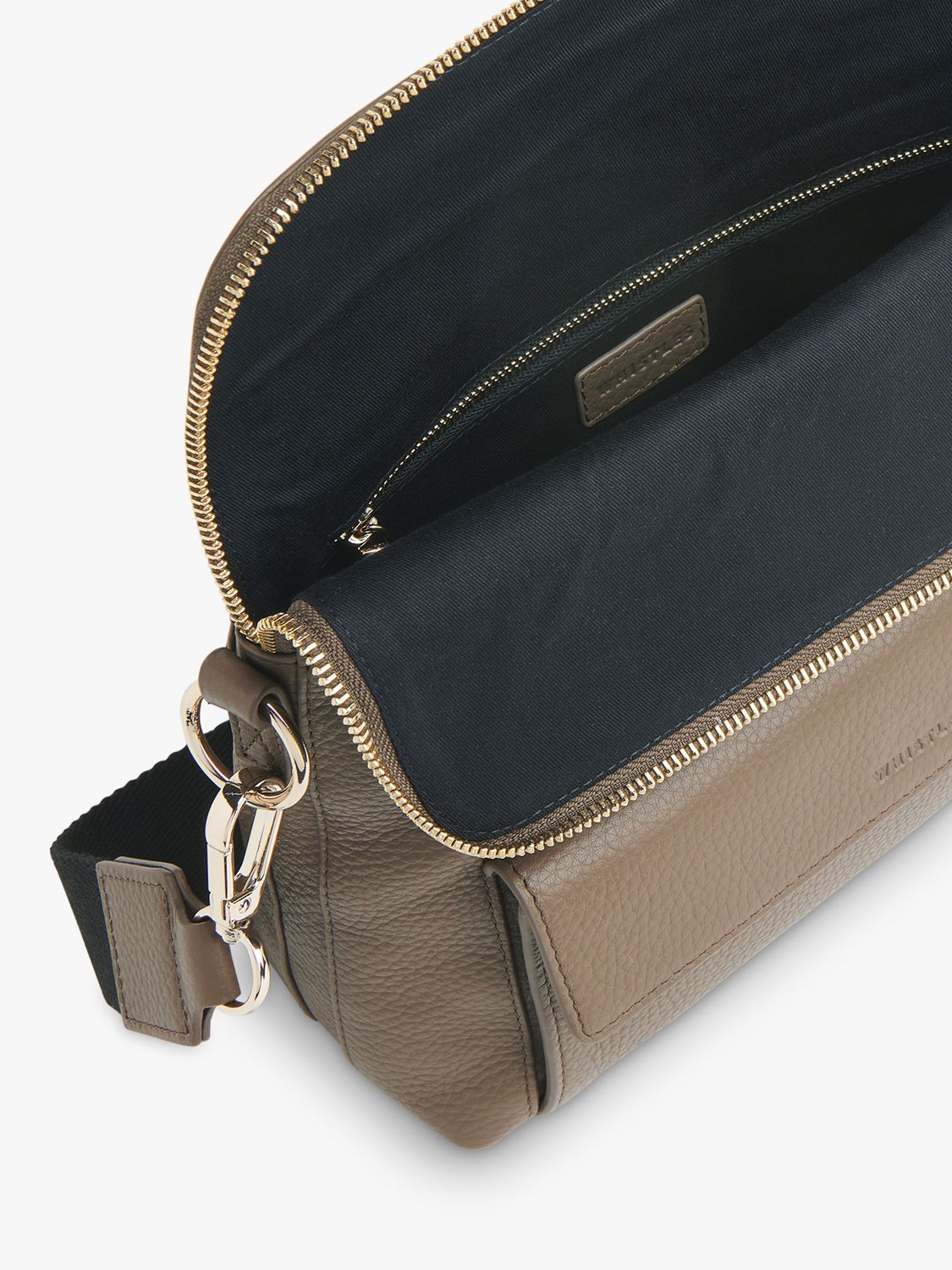 Buy Whistles Vida Leather Cross Body Bag Online at johnlewis.com