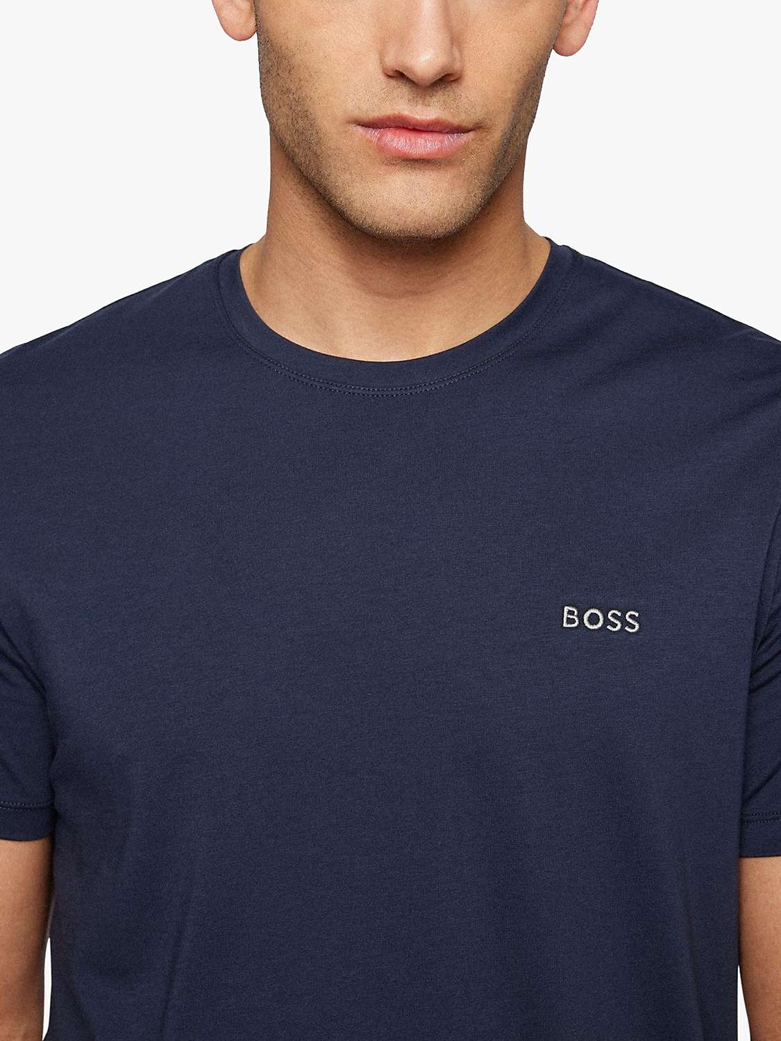 Buy BOSS Cotton Blend Lounge T-Shirt Online at johnlewis.com