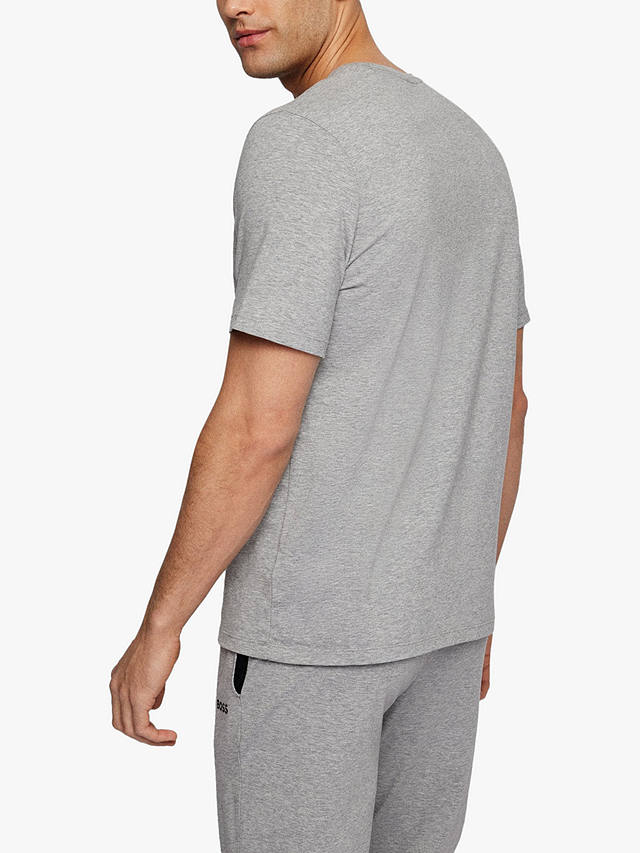 BOSS Cotton Blend Lounge T-Shirt, Medium Grey