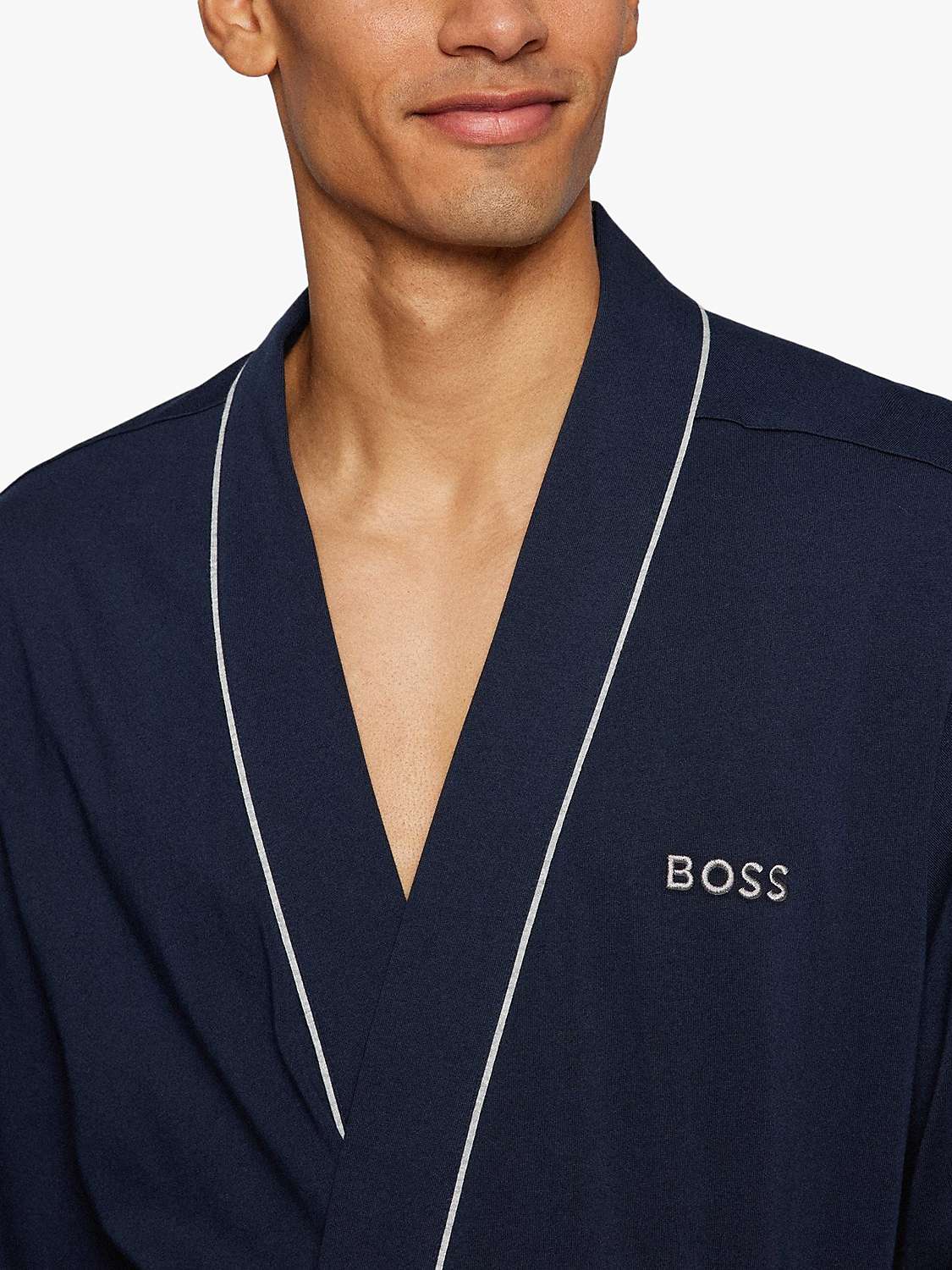 Buy BOSS Cotton Jersey Kimono Robe Online at johnlewis.com