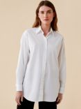 Finery Jane Stretch Cotton Shirt, White
