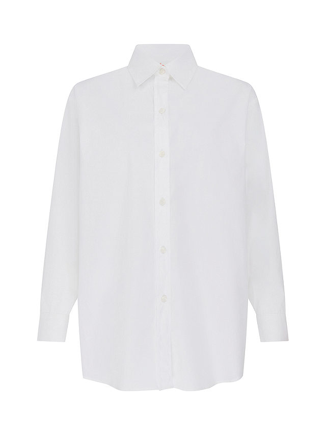 Finery Jane Stretch Cotton Shirt, White, 8