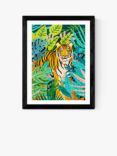 EAST END PRINTS 83 Oranges 'Only' Tiger Framed Print