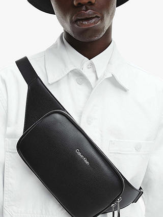 Calvin Klein Minimalism Bum Bag, CK Black