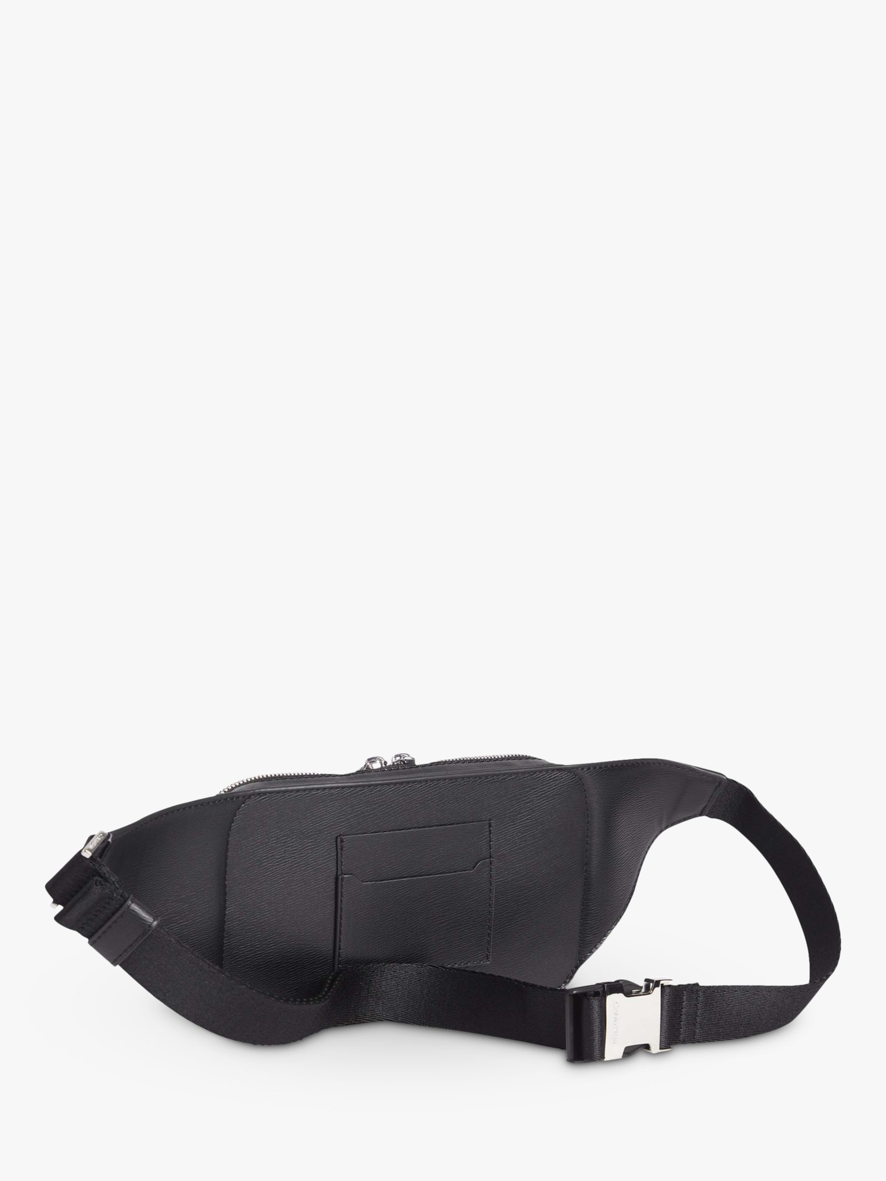 Calvin Klein Minimalism Bum Bag, CK Black at John Lewis & Partners