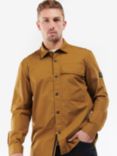 Barbour International Battery Cotton Lightweight Overshirt, Russet