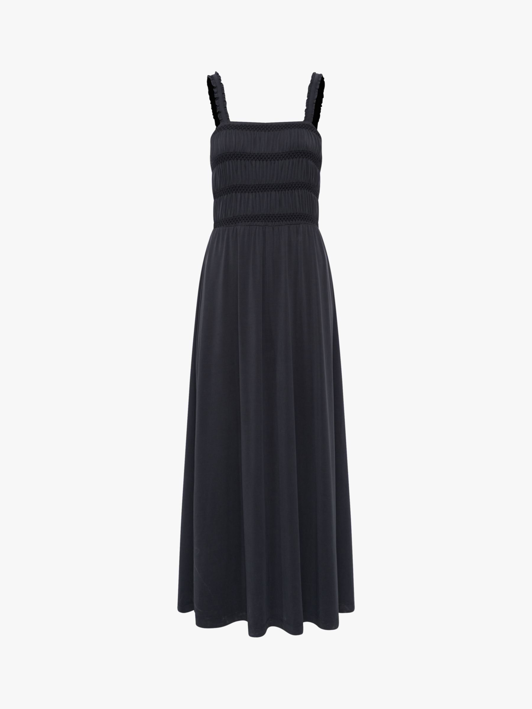 French Connection Rinia Maxi Dress, Washed Black, XS