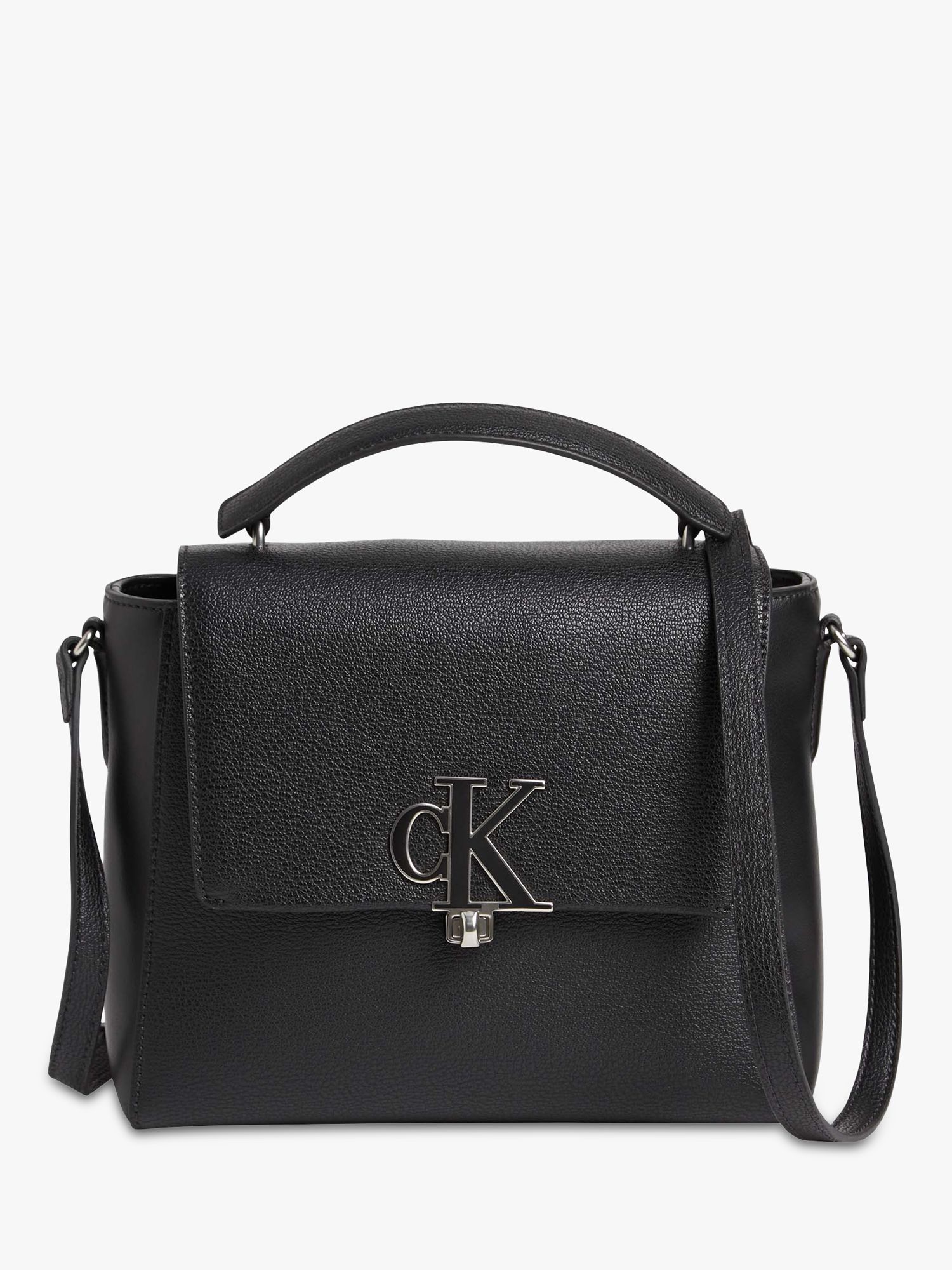 Calvin Klein Minimal Monogram Cross Body Bag, Black