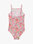 Trotters Baby Betsy Liberty Print Frill Swimsuit, Lilac Betsy
