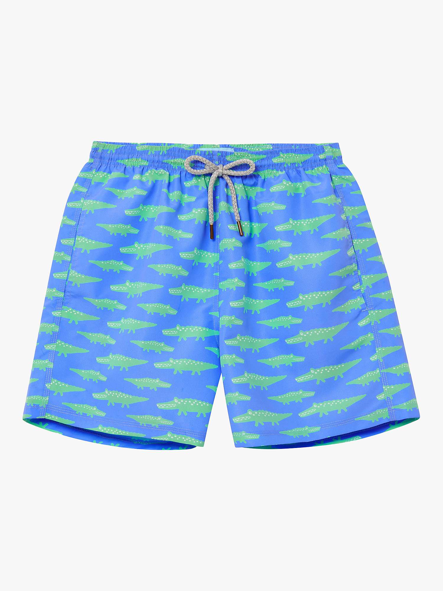 Buy Trotters Crocodile Swim Shorts, Blue Online at johnlewis.com