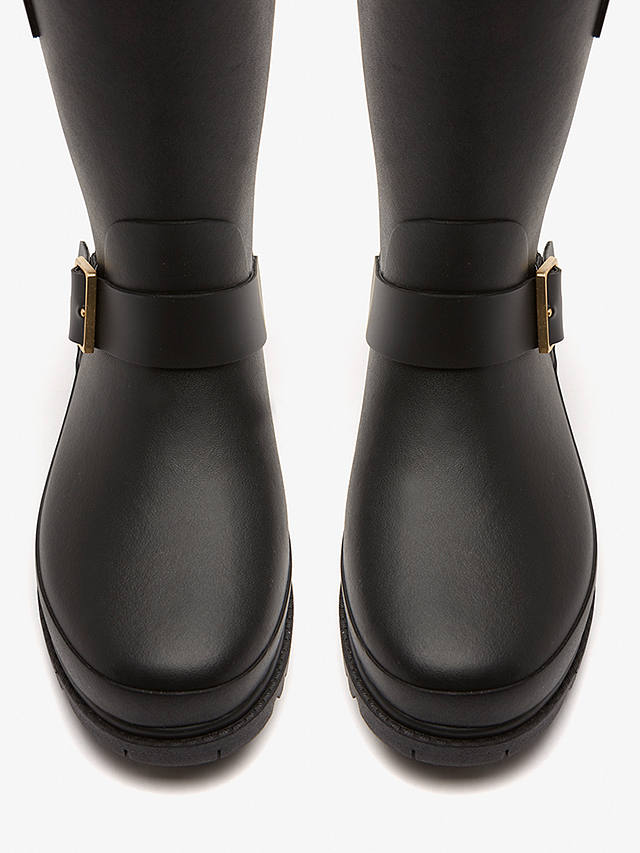 Mint Velvet Wynter Short Wellington Boots, Black Black