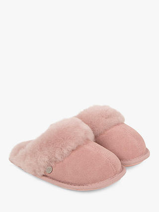 Just Sheepskin Kids' Mini Duchess Skeepskin Slippers, Pink