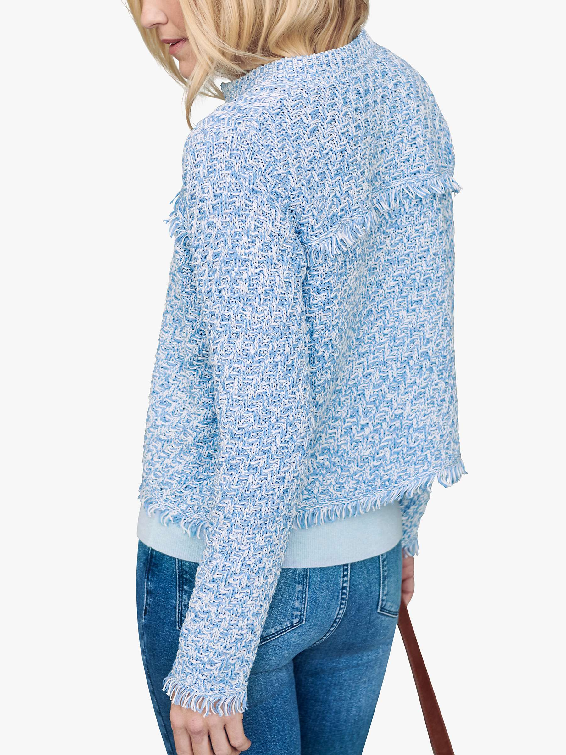 Buy Pure Collection Textured Knit Jacket Online at johnlewis.com