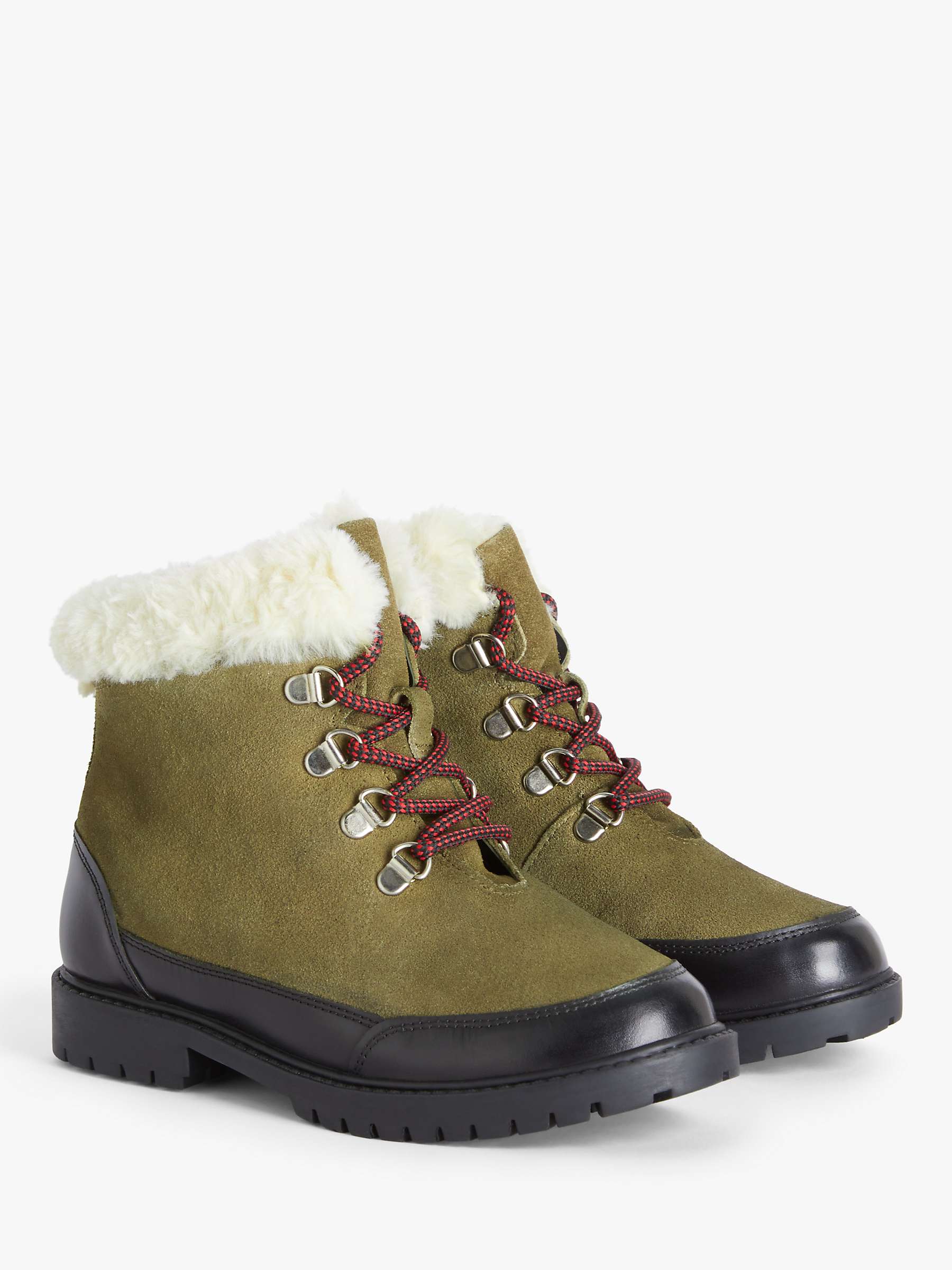 Buy John Lewis Kids' Hiker Warm Lined Suede Boots Online at johnlewis.com