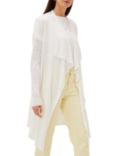 Phase Eight Sola Waterfall Linen Blend Cardigan, White