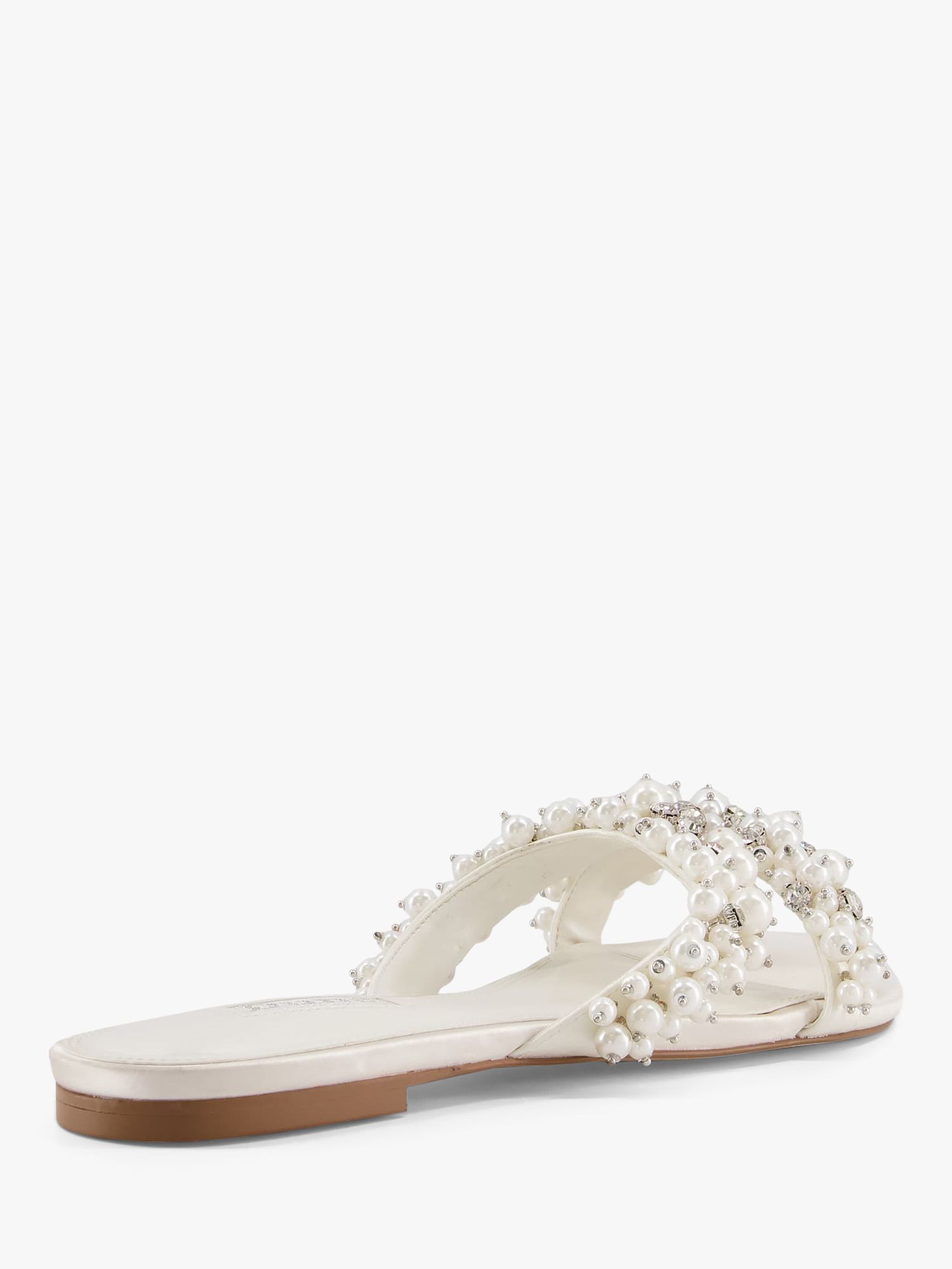 Dune Bridal Collection Newlyweds Embellished Wedding Sandals at John ...