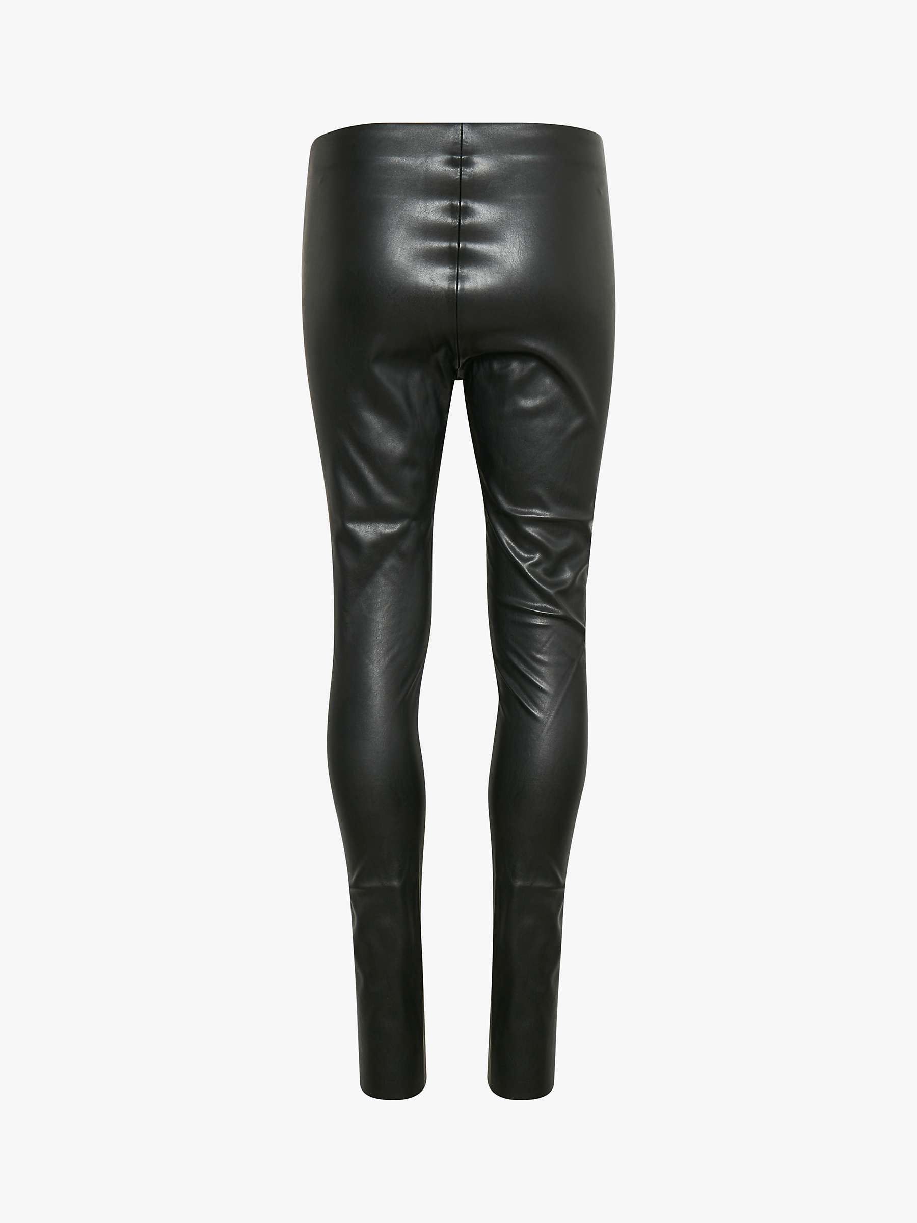 Soaked In Luxury Kaylee Faux Leather Leggings, Black at John Lewis &  Partners