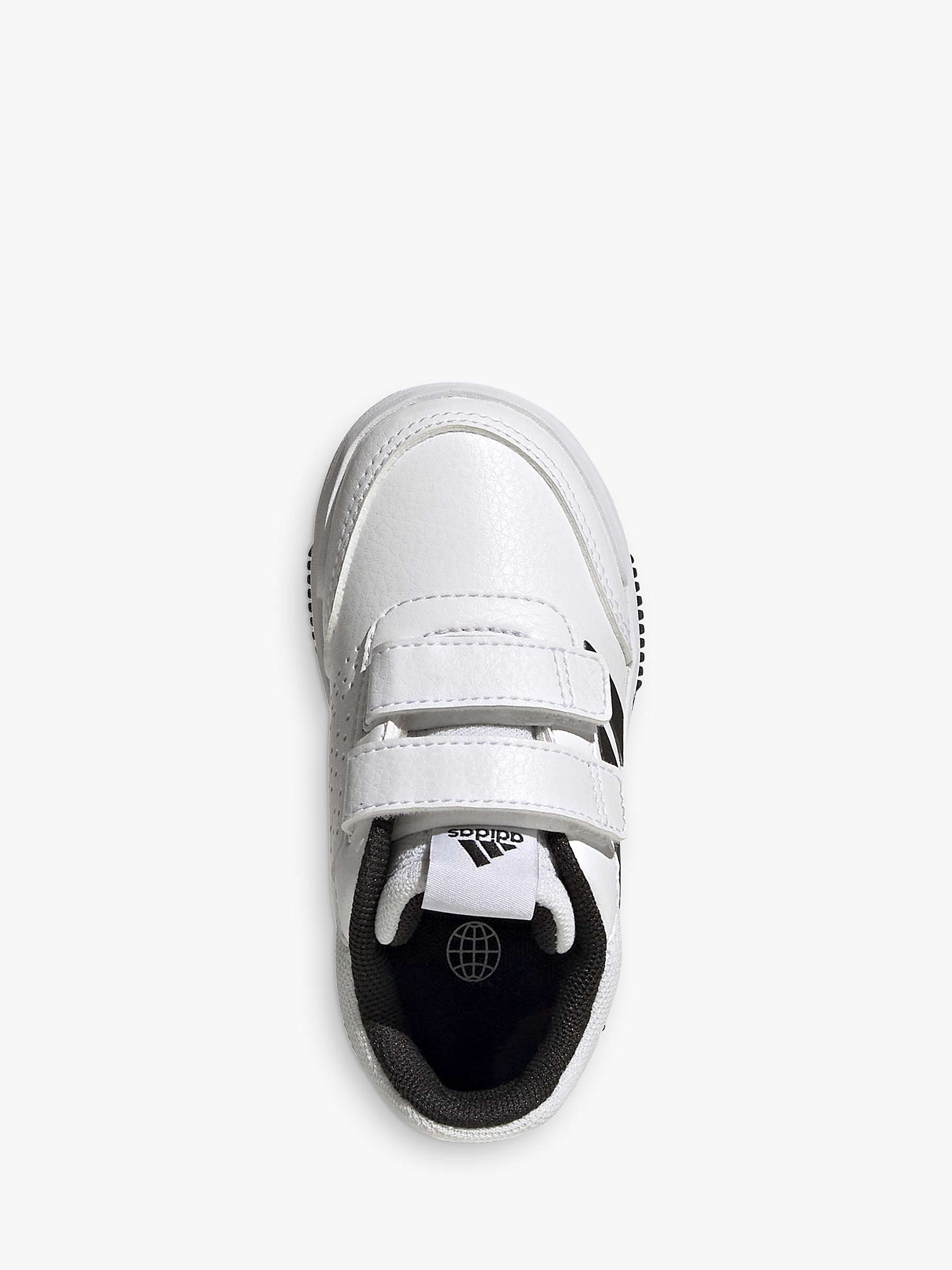 Buy adidas Kids' Tensaur Sport Riptape Running Shoes, White/Black/Black Online at johnlewis.com