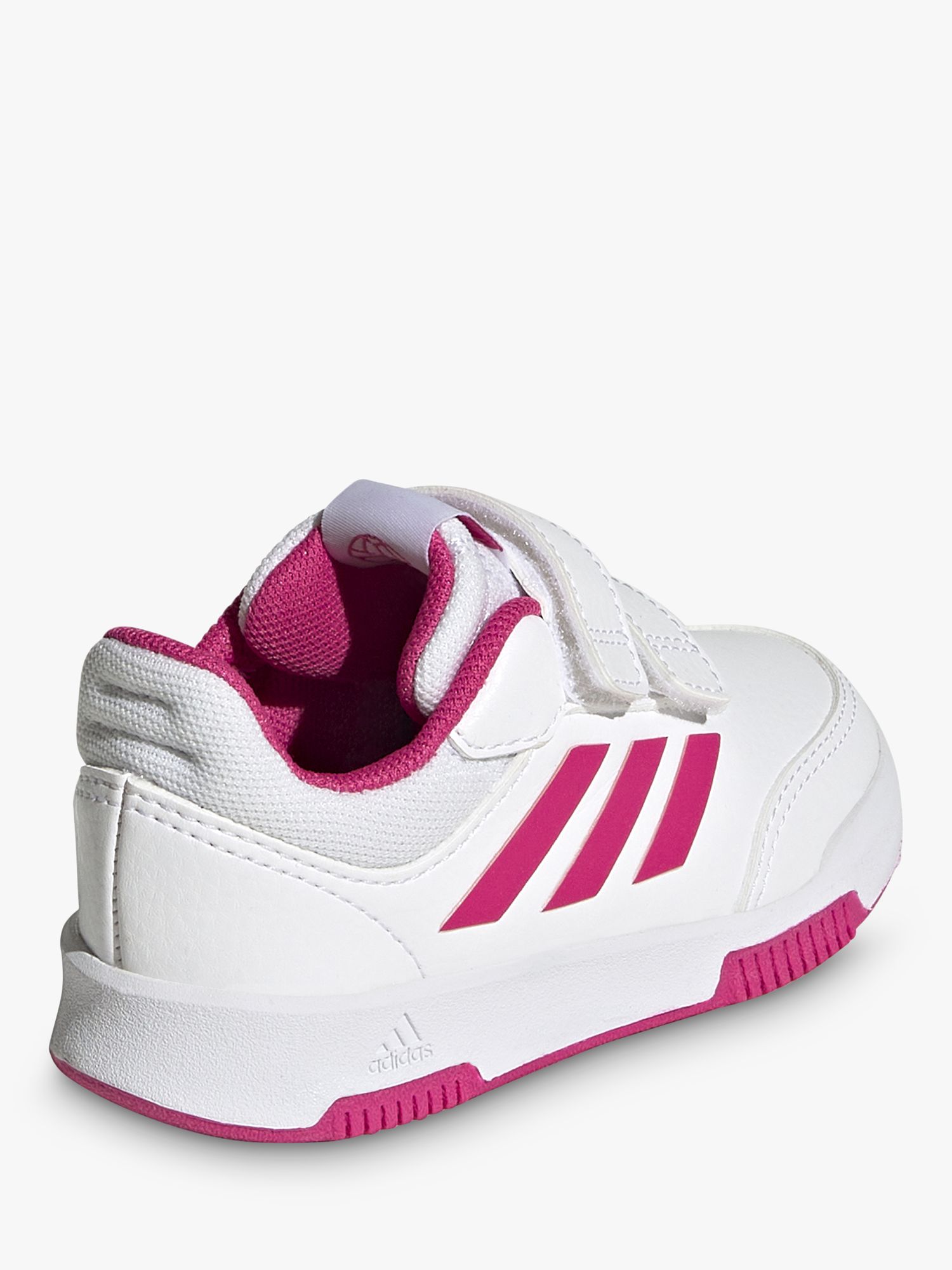 adidas Kids' Tensaur Sport Riptape Running Shoes, Cloud White/Team Real Magenta/Core Black, 3 Jnr