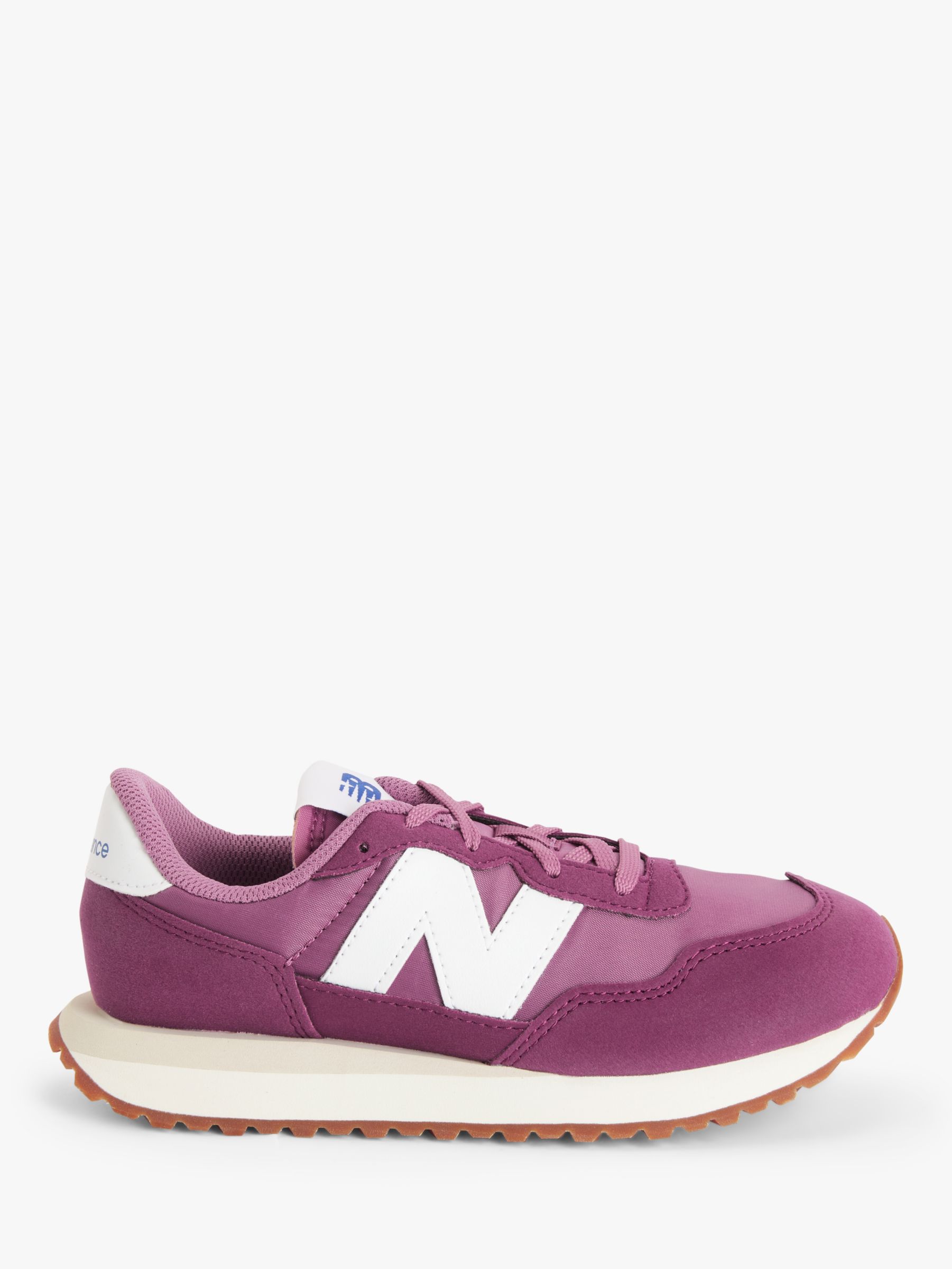 New Balance Kids' 237 Bungee Trainers, Ember/Raisin at Lewis & Partners