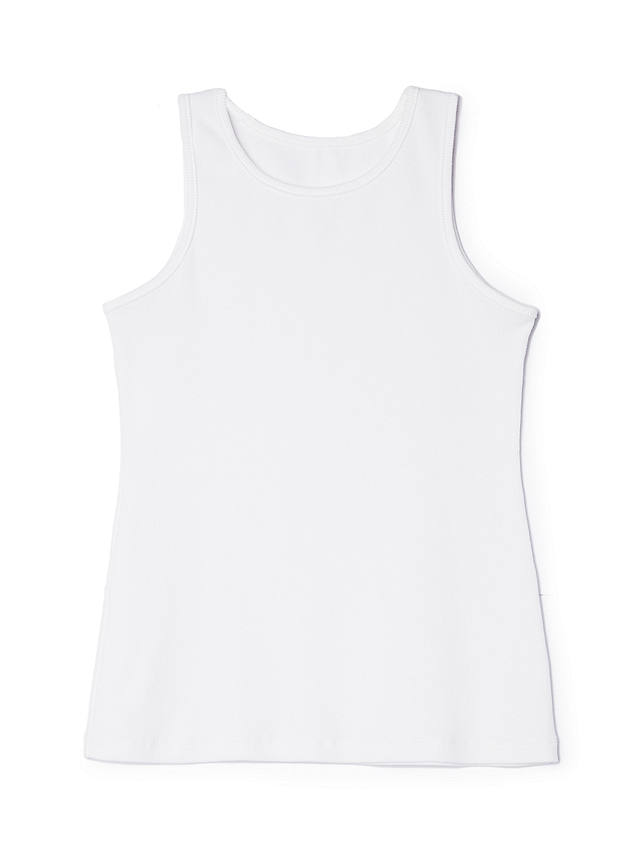 Albaray Ribbed Vest, White