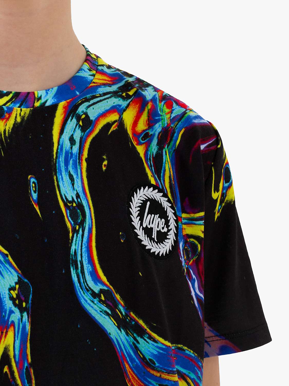 Hype Hype Marble Print T-Shirt Top 13 Years 