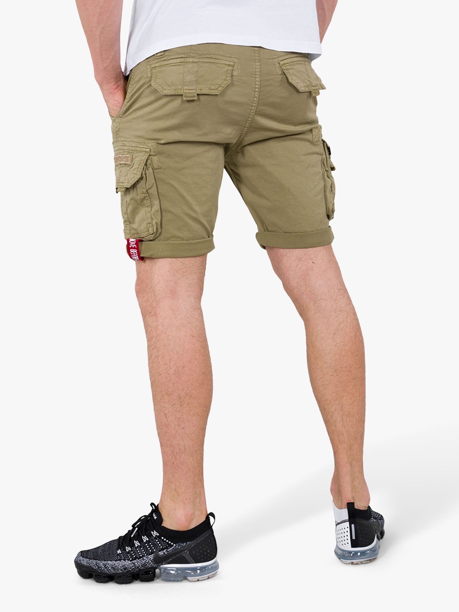 Olive Alpha Crew Industries 82 at John Partners & Shorts, Lewis Cargo Light