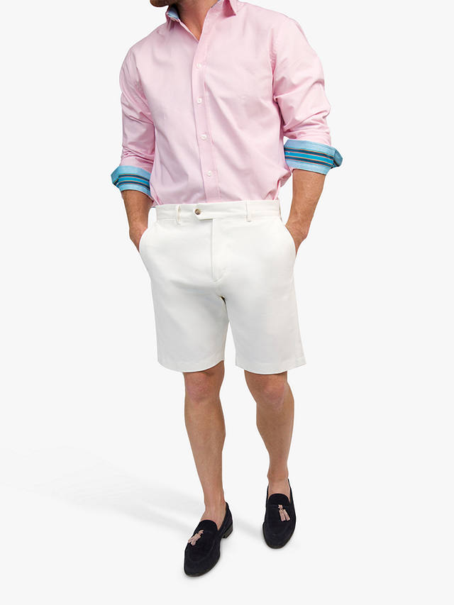 KOY Slim Chinos Shorts, White