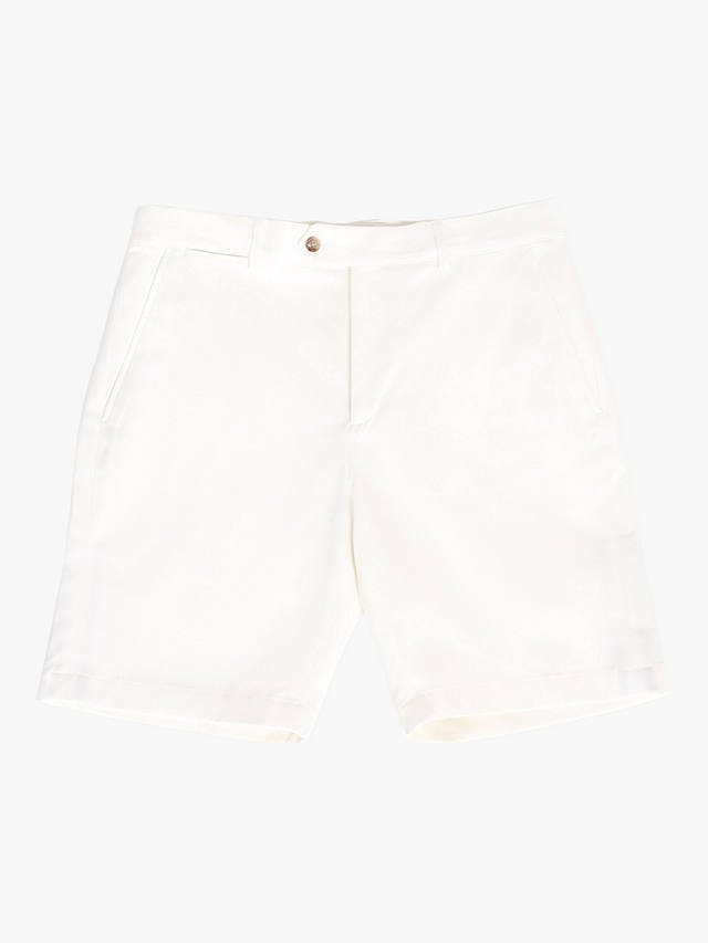 KOY Slim Chinos Shorts, White