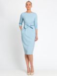 Helen McAlinden Beau Knee Length Dress, Ice Blue