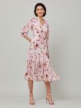 Helen McAlinden Beverly Floral Midi Dress, Watercolour