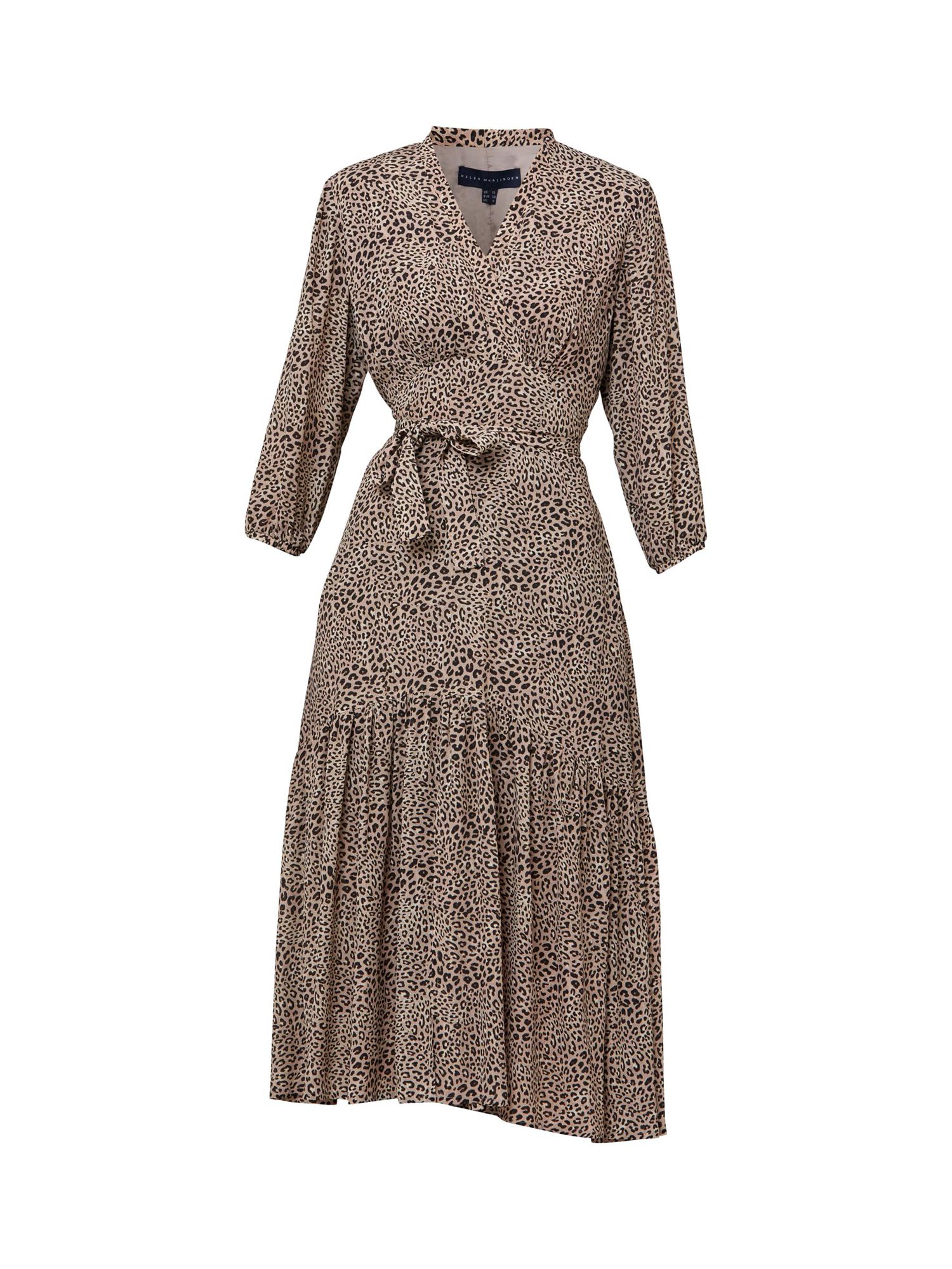 Helen McAlinden Beverley Animal Print Midi Dress, Multi, 14