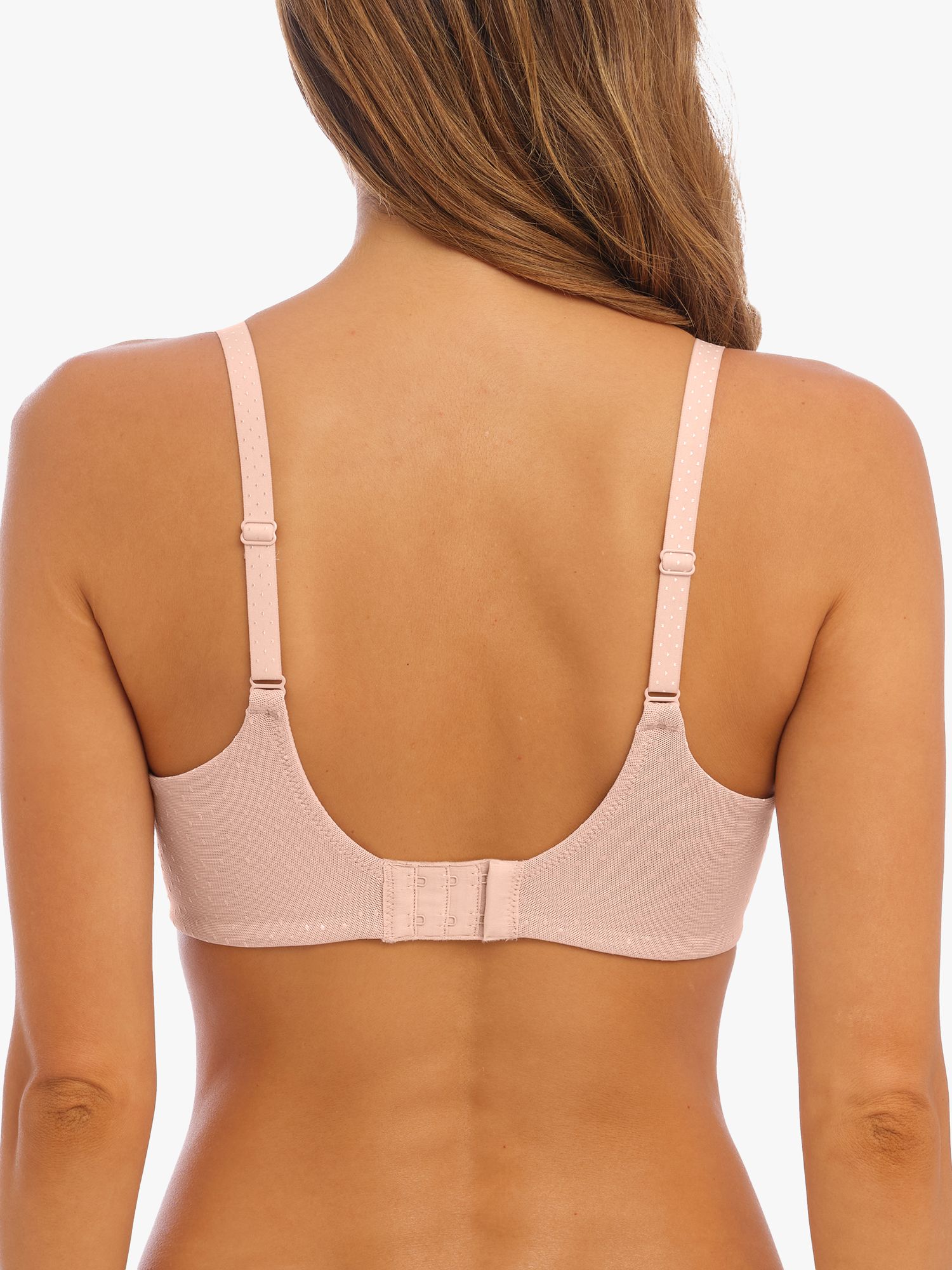 Wacoal Back Appeal Smoothing Underwired Bra, Rose Dust at John Lewis &  Partners