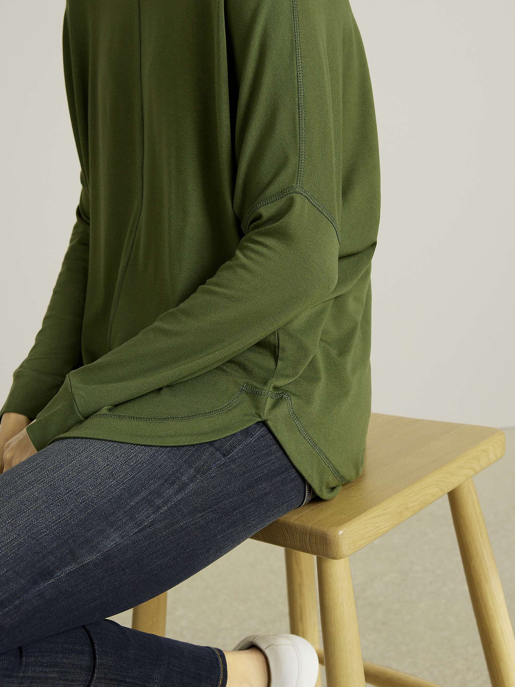 Buy AND/OR Orla Long Sleeve Jersey Top Online at johnlewis.com